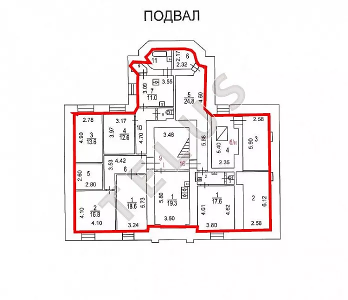 Продается офис 1245 м², Москва, ул. Нижняя Красносельская, 23, ID объекта 4900 - 10